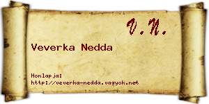 Veverka Nedda névjegykártya